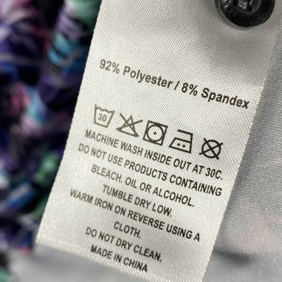 Maelreg Performance Polo Shirt Men's XL Multicolor Floral Preppy Colorful Print - Picture 7 of 8